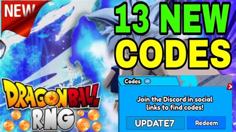 Dragon Ball Rng Codes Roblox July Youtube