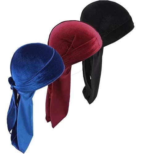 Durags Doo Rag Dew Rags For Men Waves Pack Velvet Durag Env O Gratis