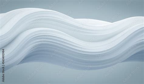 Abstract 3D White Background Stock Illustration | Adobe Stock