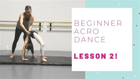 Acro Fundamentals Lesson Beginner Acro Dance Youtube