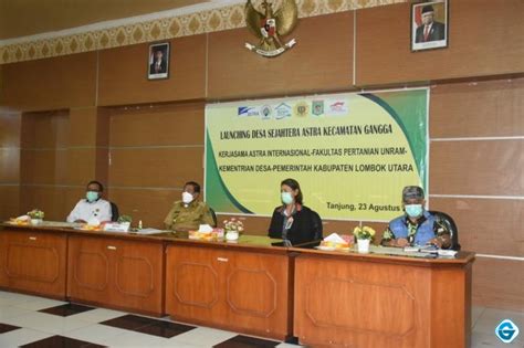 Bupati Lombok Utara Launching Desa Sejahtera Astra Kecamatan Gangga