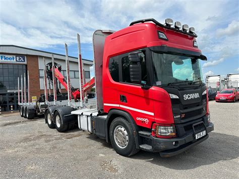 SCANIA G500 XT EURO 6 NEW GENERATION 6X4 DRAWBAR LOG CARRIER 2018