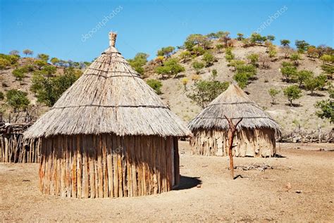 Traditional African Huts Namibia — Stock Photo © Muha04 4127039