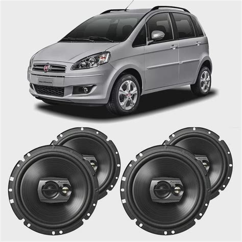 Alto Falante Fiat Idea 2014 A 2016 Pioneer 6 Polegadas 240W Rms 4