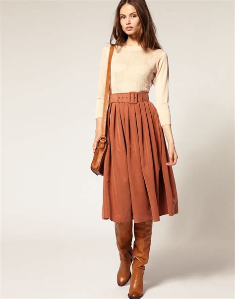 Midi Skirt With Boots Personal Style Ideas Pinterest I Love Skirts And Boots