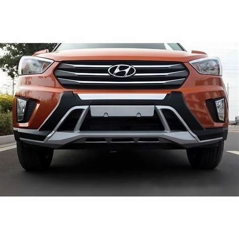 Abs Plastic Black Hyundai Creta Front And Rear Bumper At In New