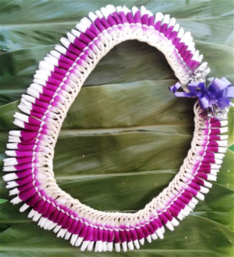 Fresh Purple Ginger Lei - Aloha Hawaiian Flowers