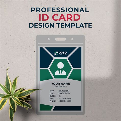 Professional Creative Modern Unique Id Card Design Template Ideas