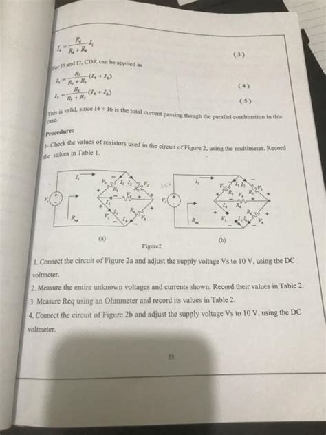 Experiment Current And Voltage Divider Rules Obleme Chegg