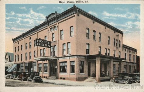 Hotel Dixon Illinois Postcard