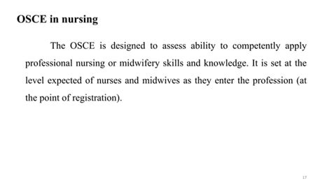 Objective Structured Clinical Examination Osce Ppt