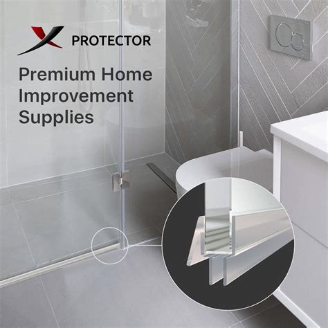 Buy Frameless Shower Door Bottom Seal X Protector 40 Shower Door