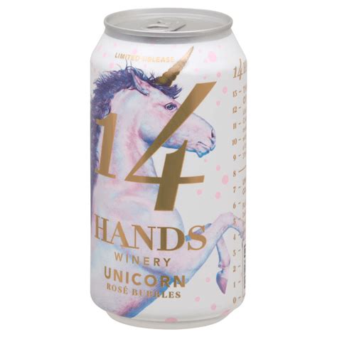 14 Hands Rose Bubbles Unicorn Can Liquor Bar Delivery