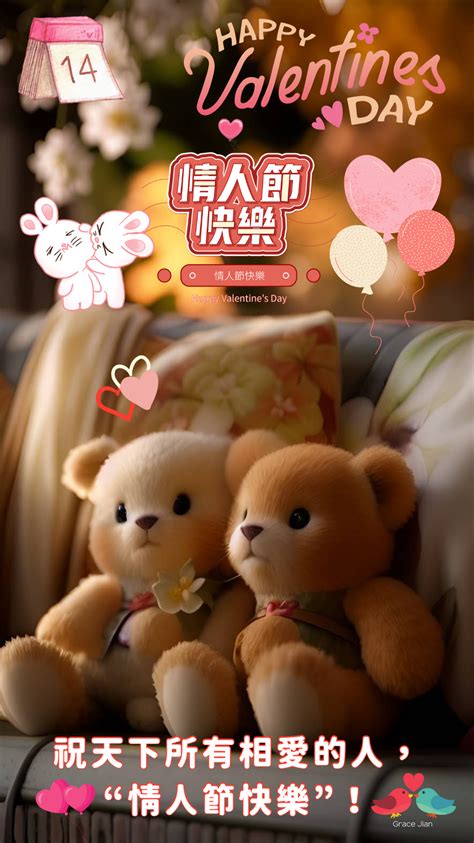 祝天下所有相愛的人，情人節快樂！ Happy Valentines Day Happy Valentine Good Morning