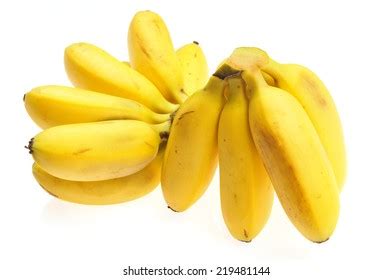 Banana White Background Stock Photo 219481144 | Shutterstock