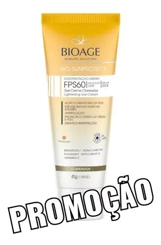 Protetor Facial Clareador Fps 60 Bio Sunprotect Bioage