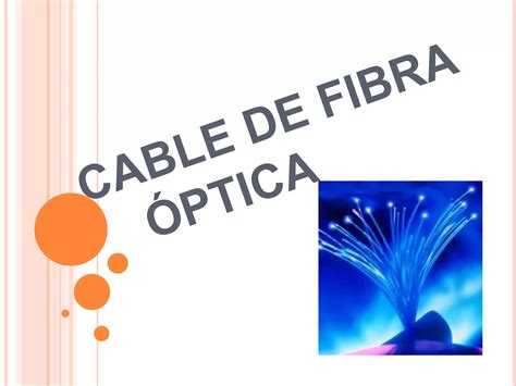 Cable De Fibra Optica PPT