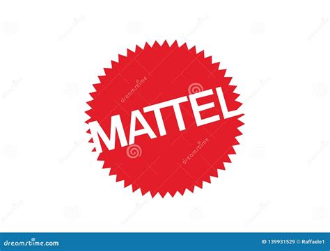 Mattel Logo Editorial Illustrative On White Background | CartoonDealer ...