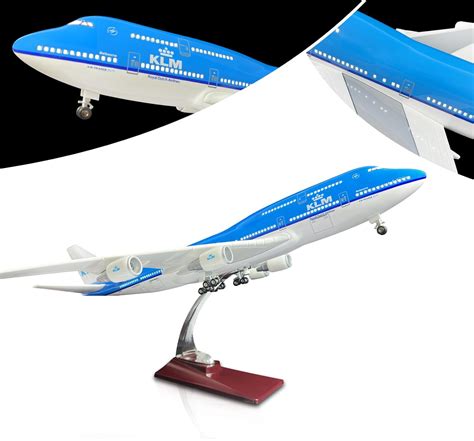 Bswath Large Model Airplane 1 130 KLM Holland 747 Model Jet Plane Model