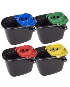 Plastic Metal Mop Buckets Buy Online At Janitorial Direct