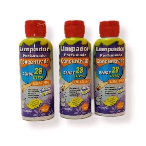 Limpador Perfumado Concentrado Rende 28 Litros Fragrância Ubatuba