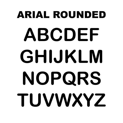 Acrylic Letters Numbers Arial Round Font 316 Thick Etsy