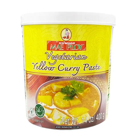 Mae Ploy Vegetarian Yellow Curry Paste 400g Pachara