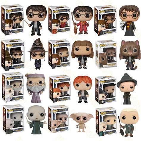 Brinquedo Action Figure Funko Harry Potter Dobby Snape Hermione