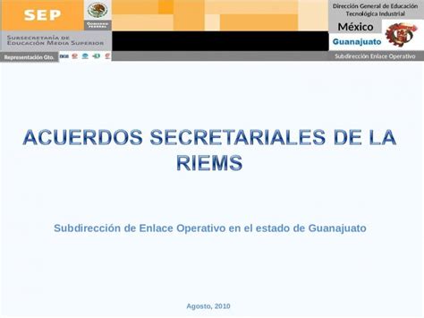 PPT Acuerdos Secretariales De La RIEMS DOKUMEN TIPS