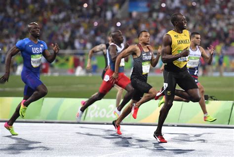 Usain Bolt Wins His Third Straight Olympic Gold Medal In Meters