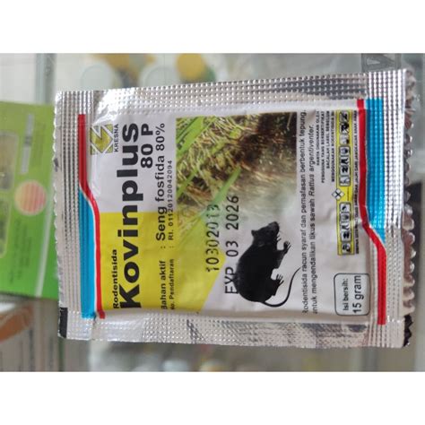 Jual RODENTISIDA COVINPLUS 80 P 15 GR RACUN TIKUS Shopee Indonesia