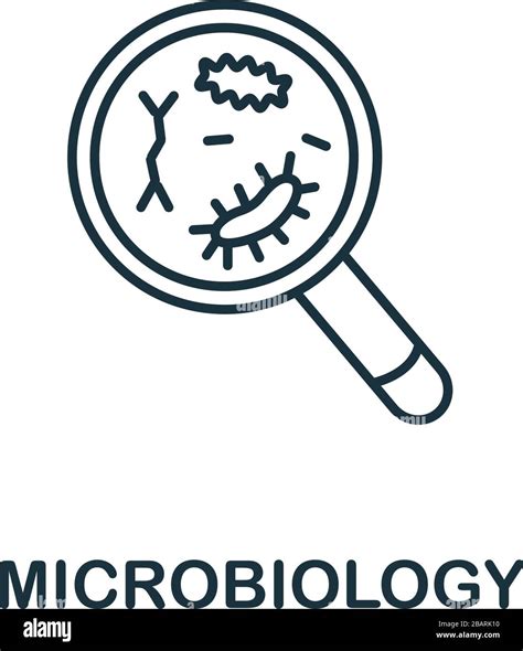 Microbiology Icon From Science Collection Simple Line Element