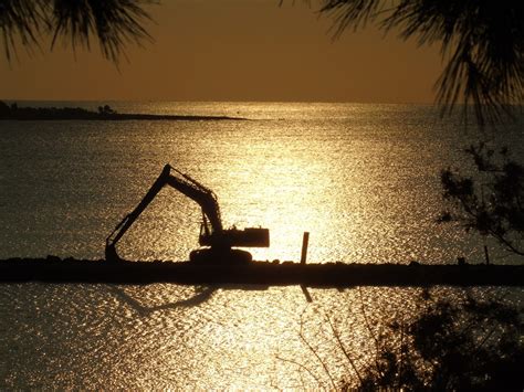 Silhouette Sunlight Reflection Horizon Scenics Nature Building