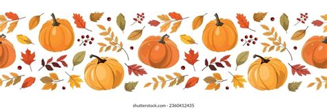 38,831 Fall Border Pumpkins Images, Stock Photos, 3D objects, & Vectors ...