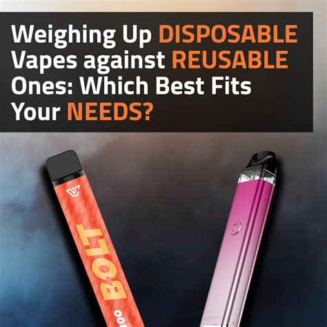 Weighing Up Disposable Vapes Against Reusable Ones: Which Best Fits ...