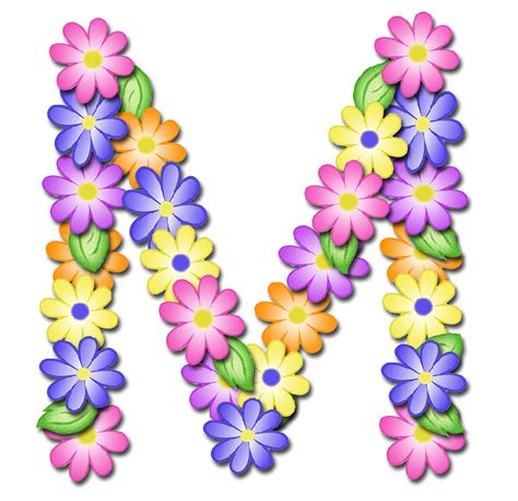 Floral Letters Flower Alphabet Flower Letters