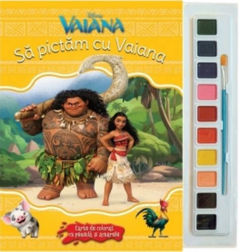 Disney Vaiana Sa Pictam Cu Vaiana Carte