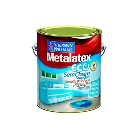 Metalatex Eco Esmalte Base D Gua Litros Brilhante Escolha A Cor