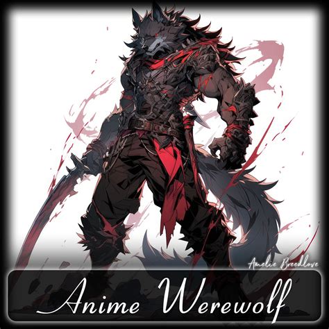 ArtStation - 200 Anime Werewolf (Full Body) Reference Pack | 4K | v.31