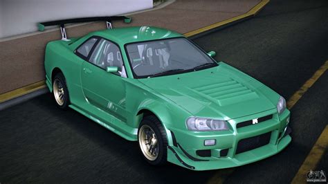 Nissan Skyline GT-R V-Spec R34 02 v1 for GTA Vice City