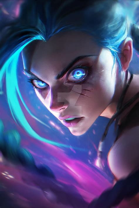 League Of Legends Jinx By Heavenlytianzi On Deviantart