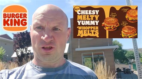 Burger King S New Whopper Melt Youtube