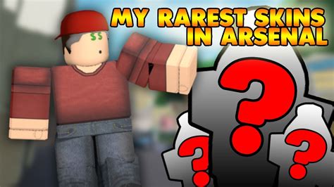 My Rarest Skins In Arsenal Roblox Arsenal Stream Highlights Youtube