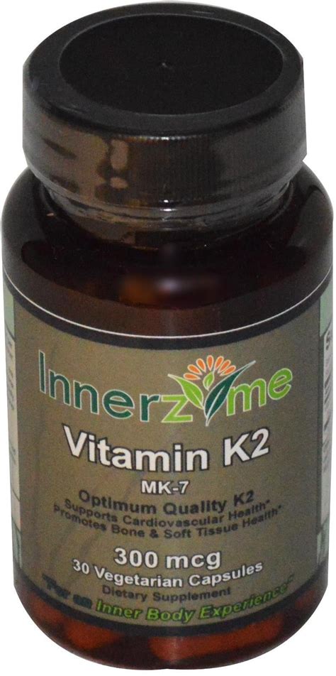 Innerzyme Vitamin K2 Mk 7 300 Mcg 90 Veg Caps