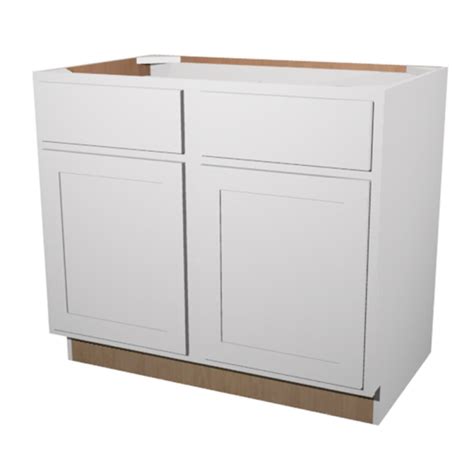 Spring Orchard Georgetown Maple White X Double Drawer Base