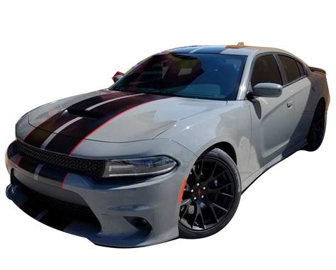 Dual Redline Racing Rally Stripe For Dodge Charger SRT Widebody Redeye