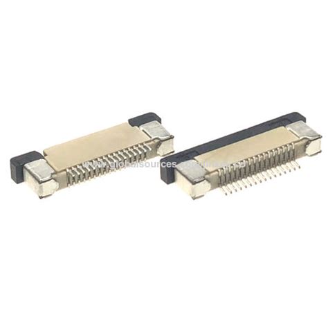 Fpc Ffc Connector Horizontal Smt Zif Type Lower Contact Smt Type 0 5mm