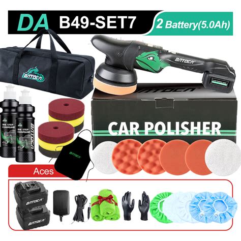 Batoca S Cordless Car Polisher Set X Ah Battery Wireless Car