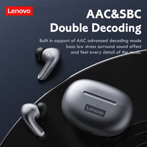 Jual LENOVO LP5 TRUE WIRELESS BLUETOOTH EARPHONE TWS HIFI STEREO Xt81