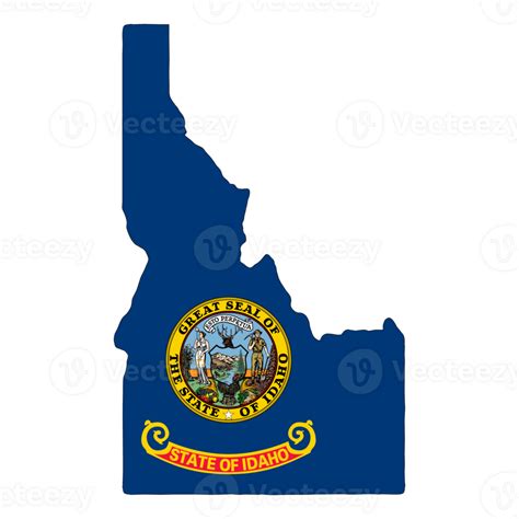 Idaho Flag State Of America Png